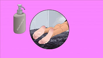 Preview 3 of Sani Leone Cloth Remover - Soles/feet animation cum