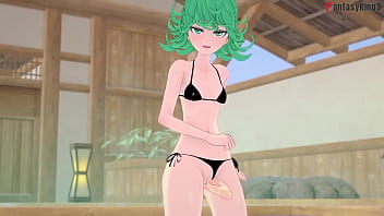 Preview 2 of Xnxx 12 Years Old - Tatsumaki bikini pov | One Punch-Man