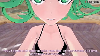 Preview 3 of Xnxx 12 Years Old - Tatsumaki bikini pov | One Punch-Man