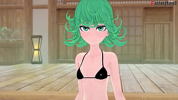 Preview 1 of Xnxx 12 Years Old - Tatsumaki bikini pov | One Punch-Man