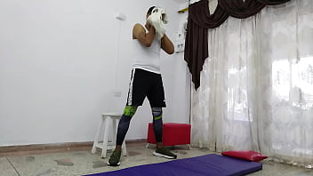 Preview 1 of Gf Fucks Cd - UN MASAJE A MI HIJASTRA TERMINA EN UNA GRAN FOLLADA EN LA SALA DE MI CASA-highlight-