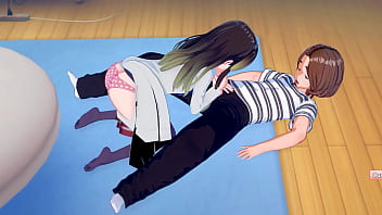 Preview 2 of Japanese Sex Outdoor Extream - Hentai lewd blowjob