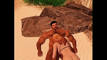 Preview 4 of Pakistani Mother Son Porn - hot as hell...cam heyward fucking on beach