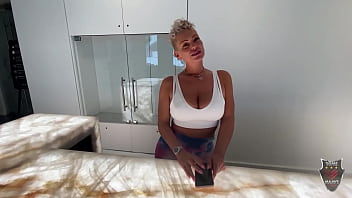 Preview 2 of U A E Saxy - Curvy Beauty Kaden Kole Gets Her Creamy Cunt Stuffed By Rome Major!