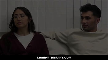Preview 1 of Pakisten Xxx Video - CreepyTherapy - Blonde MILF Therapist Seduces Teen Couple During Appointment - Athena Anderson,  Kitty Valance,  Zane Walker