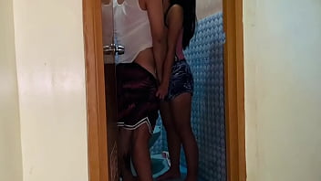 Preview 1 of Defloration Tv Com - Athletic pinay Girfriend getting a wild fuck on comfort room with boyfriend