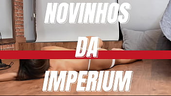 Preview 1 of Milf Ffm Hd - Loira e Morena se pegam e da a buceta pra 3 homens no swing