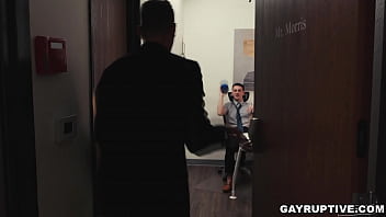 Preview 1 of Hage Boob - Entitled CEO Masyn Thorne uses his authority with co-worker Carter Woods,  he made him suck his dick and take his cock while in the office.
