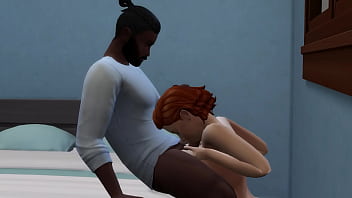 Preview 2 of Sister Raf Sex - [Sims Porn] Redhead milf cheat to her husbend and fucks BBC
