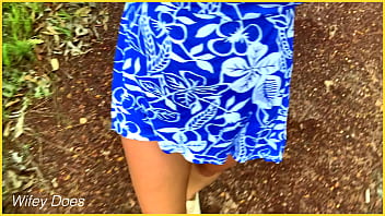Preview 2 of Cogida Frente Al Esposo - I got caught making a video fully nude in public by a runner