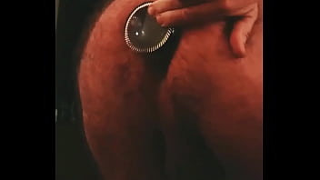 Preview 2 of Hot Vido Sex - Pasta Sauce Bottle locked in my Ass.