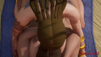 Preview 3 of Free Pornard - Dos lesbianas en una fiesta se follan a un chico afortunado junto a la org&iacute_a de la playa