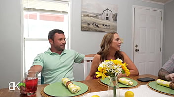 Preview 3 of Munmun Dutta Fuck - StepMom seduces Big Cock StepSon While StepDad is Clueless Taking Call from work