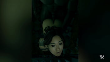 Preview 4 of Small Pramuka - asian girl take multiple black cocks