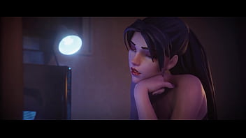 Preview 1 of Saex Xxx - widowmaker at home alone