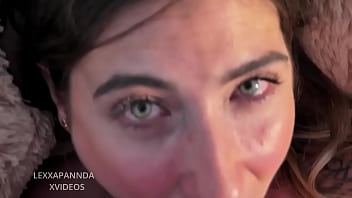 Preview 4 of Brutal Rape Xxx Gay - Rubia come la polla dura de su novio ,  corrida facial pov