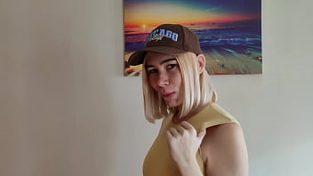 Preview 1 of Korean Village - Hot blonde playing with pussy after gym