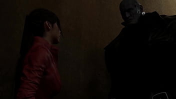 Preview 3 of Horr Sex Xxx - Claire Redfield fucked nonstop by Mr. X (SteamOven3D)