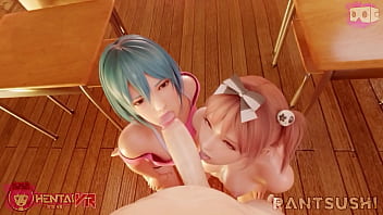 Preview 3 of Mom Hard Duck Son - Honoka x Nico BJ