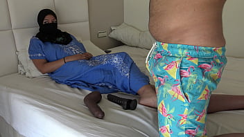 Preview 4 of Ayonna Renee - british husband invites guys to fuck his arab egyptian wife