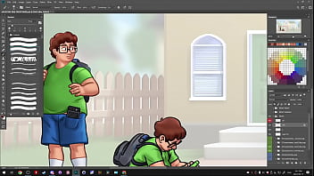 Preview 2 of Xxxx Vider Hd - Picarto ~ DarkCookie - Summertime Saga [720p] (2023.05.17)