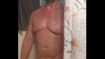 Preview 2 of Suney Leyoun - Playing with my cock in the shower