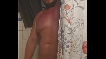Preview 1 of Suney Leyoun - Playing with my cock in the shower