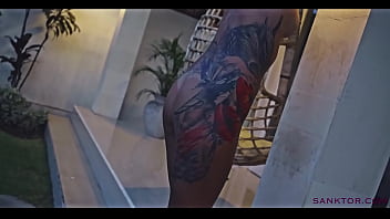 Preview 2 of Blesbain Sex - SANKTOR 114 - TATTOOED MILF IS TEASING IN THE MANSION