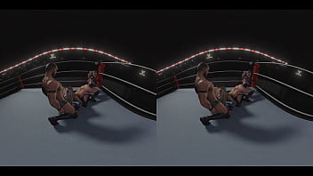 Preview 2 of Barreze Monstar Cook - WWE reverse spitroast (ass-to-ass) threesome with Liv Morgan and Alexa Bliss