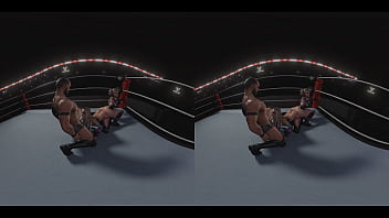 Preview 3 of Barreze Monstar Cook - WWE reverse spitroast (ass-to-ass) threesome with Liv Morgan and Alexa Bliss