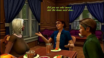 Preview 1 of Big Booms Pressing - SIMS 4: Neighbors 3: Sorority Humping - a Parody