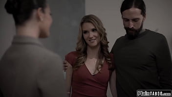 Preview 1 of Virgin Beeg Cock - PlainTaboo.com - Couple trick a loyalty tester into sex
