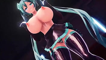 Preview 1 of Brutal Fuck Granny - Hatsune Miku still love dance for you