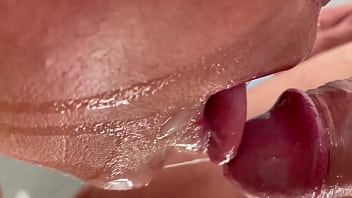Preview 3 of Fastest Fuck Ever - give him Blow Job when He look my Porn Video and Cum on my Face and in Mouth