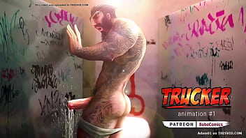 Preview 2 of Life Woman Omegle - TRUCKER ANIMATION (bob0)