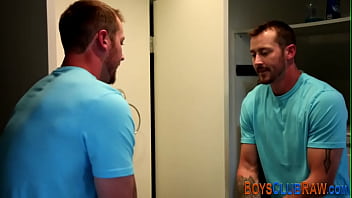 Preview 1 of Haji Sex Videos - Gay newbie pounds hunks ass