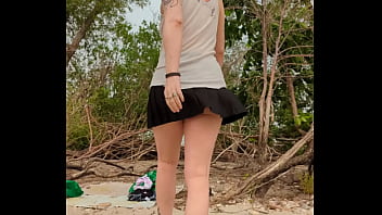 Preview 2 of Girl Sleep Pron - Teasing at the beach