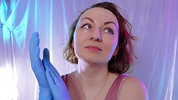 Preview 4 of Seal Tootne Wali Hd Bf - ASMR nitrile medical gloves face touch SFW video by Arya Grander