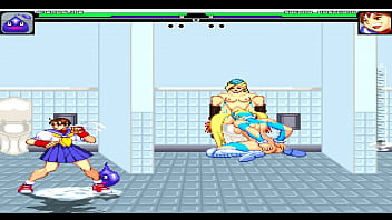 Preview 1 of Makes Son Eat His Own Cum - Mugen enemaslime vs Sakura and A.K.F.G.Z