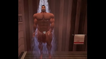 Preview 2 of Milf Noise - watching handsome chris chester shower: made me cum