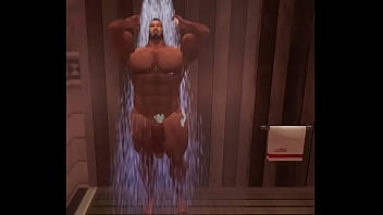 Preview 1 of Milf Noise - watching handsome chris chester shower: made me cum