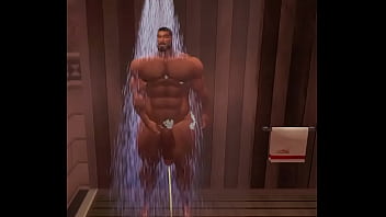 Preview 4 of Milf Noise - watching handsome chris chester shower: made me cum