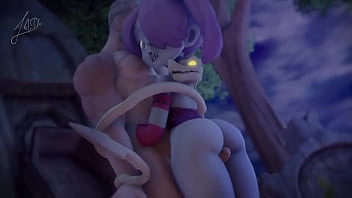 Preview 4 of Sunny Lione Xxxxnx - Thighjob with Squigly - adriandustred