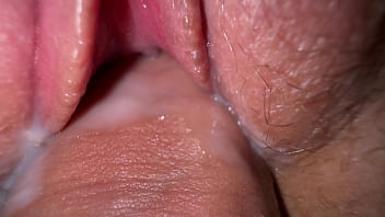 Preview 4 of Sir Lankasex - Extremely close up fuck with roommate in hot panties,  tight creamy pussy and cum on pussy