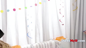 Preview 1 of Drunk Chez Milf - MILF In Mexican Outfit Dancing On To A Dick - Alexis Malone