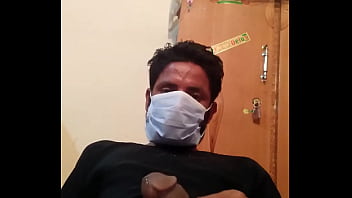 Preview 3 of Bangkok Gogo Bar Thai - Hot Pakistani gay boy masturbating with Hot black gown with dancing