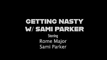 Preview 1 of Japan Massage Therapy Sex Hot - It&#039_s Sami Parker &amp_ Rome Major Performing Some Facial &amp_ Doggy Style Scenes!