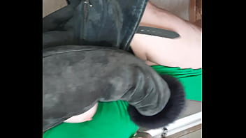 Preview 4 of Massage Oral Sex Hoty - I fucked my housekeeper in the kitchen without taking off my clothes - Girls fly orgasm