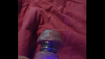Preview 1 of Two Skinny Boy Fuck Milf - Ifoslave masturbating with more cock rings