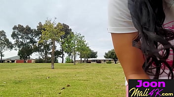 Preview 3 of Friend Jua - Perfect picnic with romantic Asian teen with beautiful big booty Joon Mali